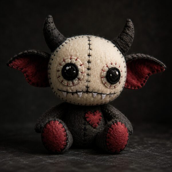 Creepy-cute plush